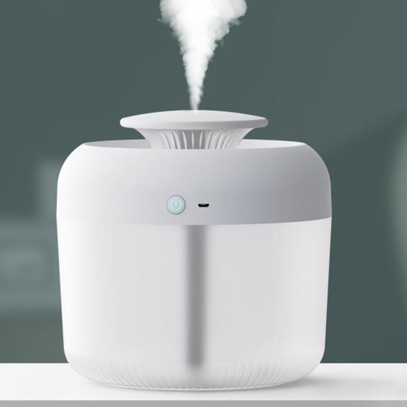 Mist Bedroom Ultrasonic Air Humidifier Aroma Difuser 2.4L Air Purifier Pink