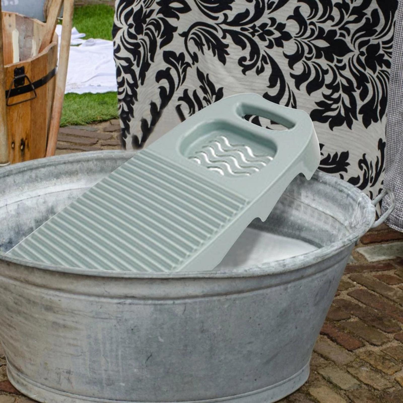 Washing Board Washing Scrubbing Board with Soap Holder for Laundry Tools