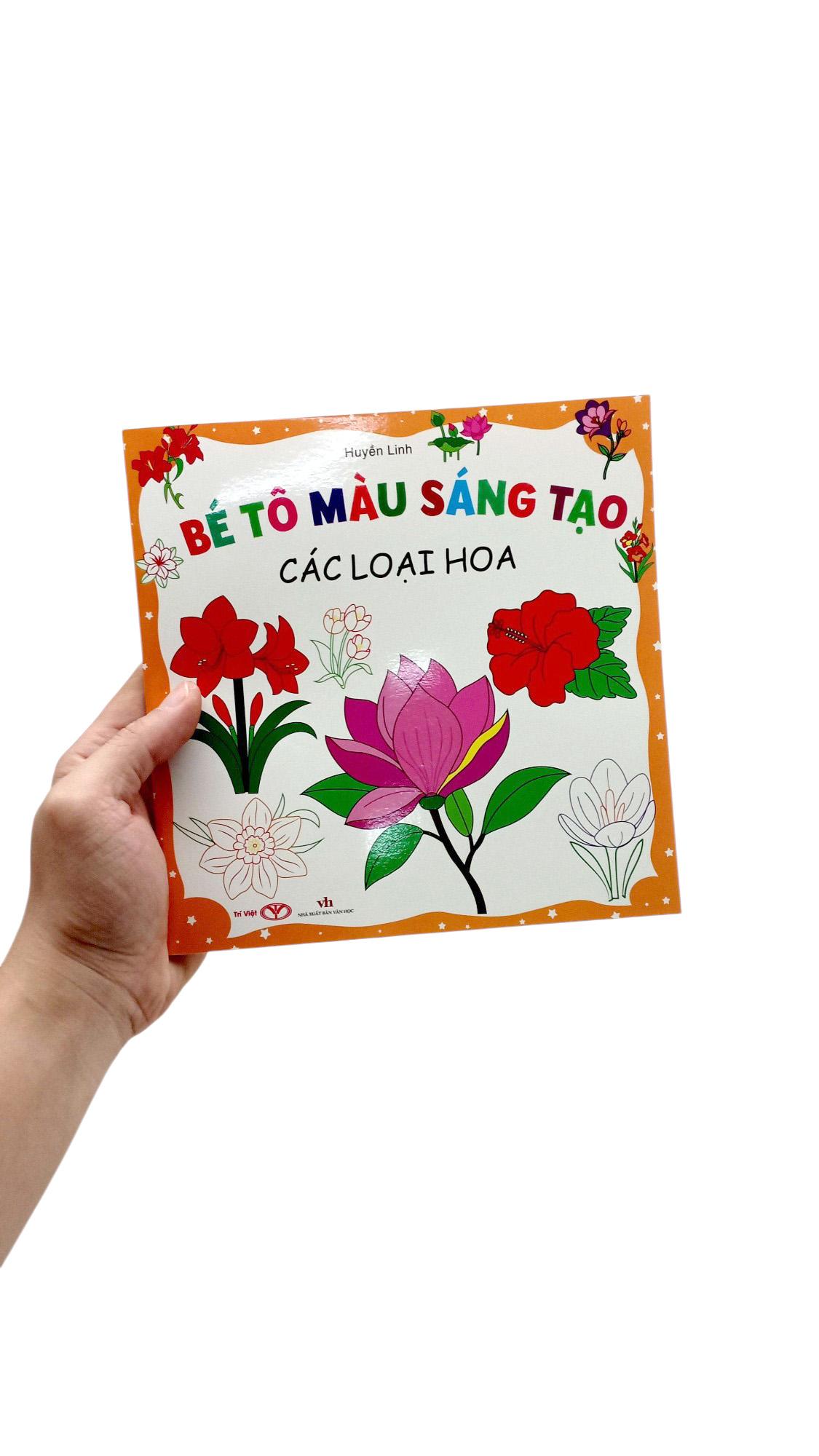 Sách - Bé Tô Màu Sáng Tạo - Các Loại Hoa