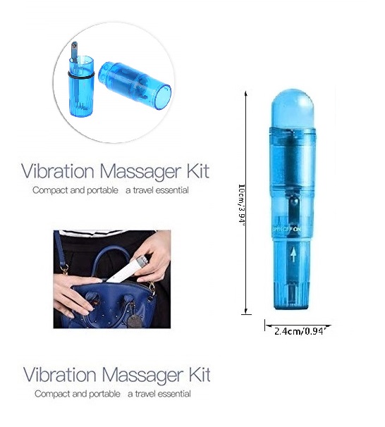 Máy Massage Rung Siêu Mạnh Mini Cầm Tay Cực Mạnh [Tặng Kèm 1 Món Quà Tặng Ngẫu Nhiên] (Màu Ngẫu Nhiên)