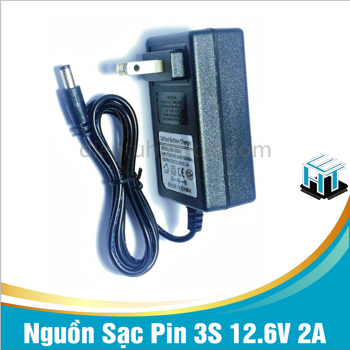 Nguồn Sạc Pin 3S 12.6V 2A loại thường ,Sạc Pin Máy Khoan, Ắc Quy 12V