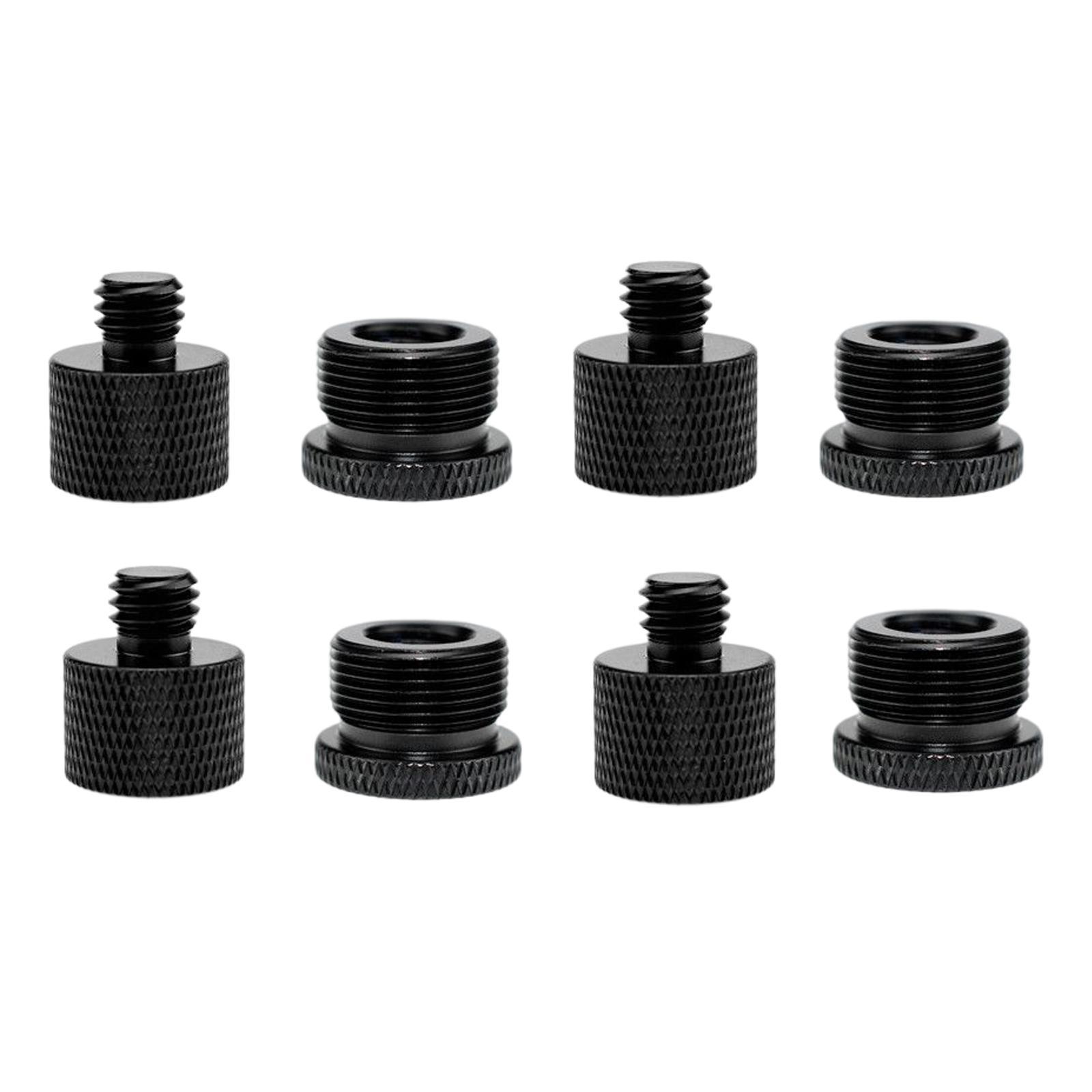 8x Mic Stand Adapter Mic Thread Adapter Set for Microphone Stand Tripod Accessories