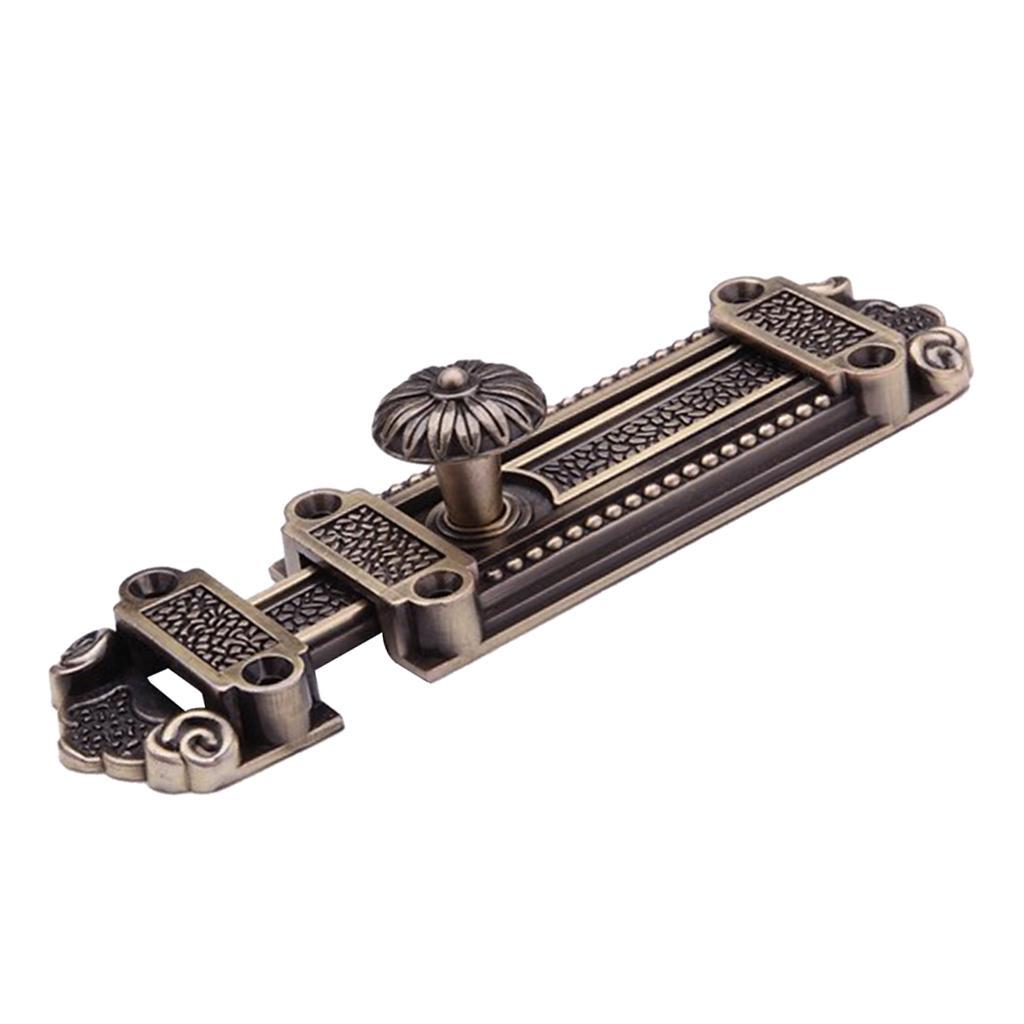2 Packs 5-Inch Slide Latch Lock Door Safety Door Latch Slide Lock-12 Screws