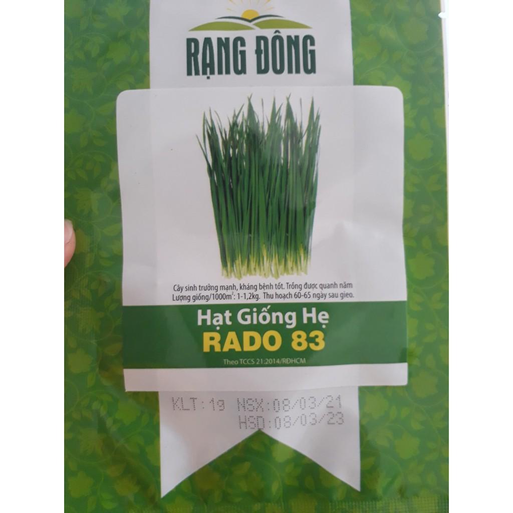 Hạt giống hẹ lá Rado, đóng gói 1gr