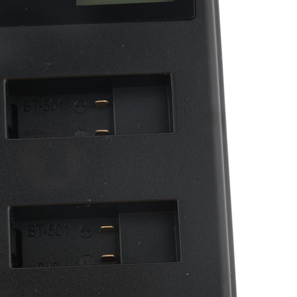 LCD Display USB Dual Battery Charger Kit For GoPro Hero 5 6 Black AHDBT-501