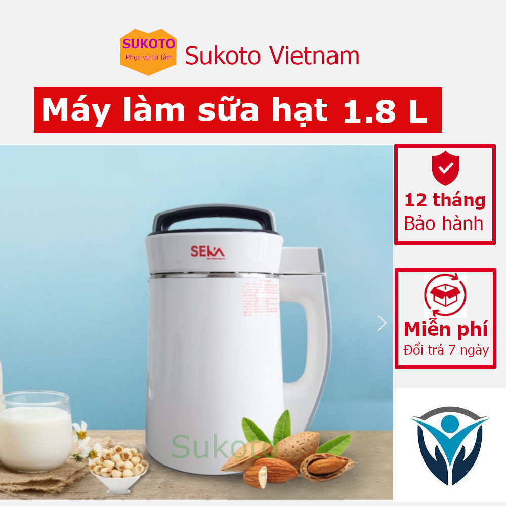 Máy làm sữa hạt cao cấp 1.8L-Món quà dinh dưỡng cho cả gia đình.