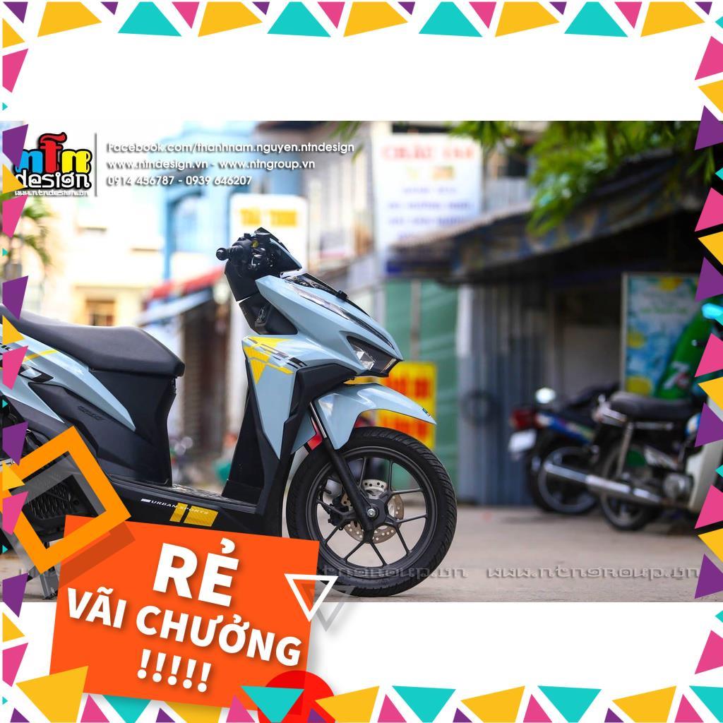 Tem Rời Vario Mẫu Vàng Đen Cho Xe Xi Măng