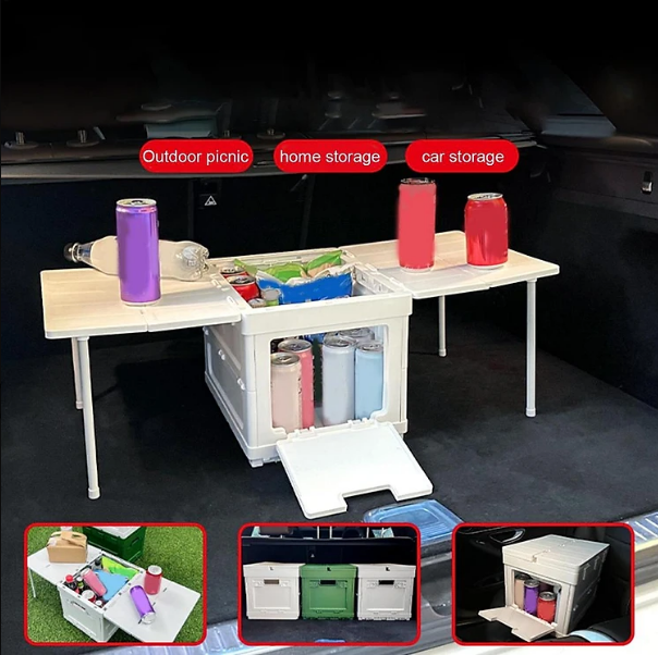 Cao cấp - Hộp Đựng Cắm Trại Camping Box Table USA