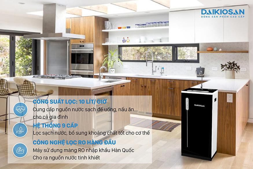 Máy lọc nước RO Daikiosan DSW-32009H3 - 9 cấp lọc
