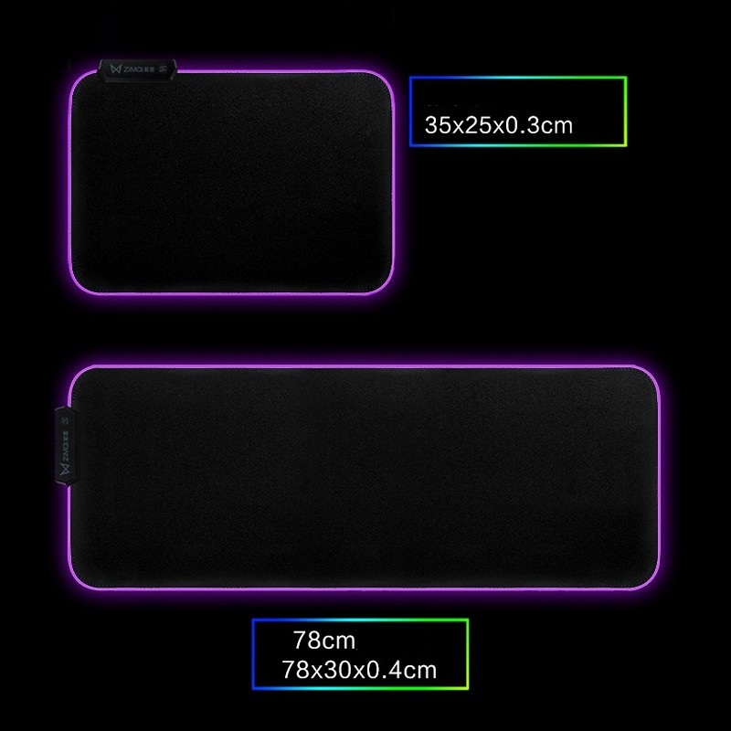 Lót chuột Mouse pad Led RGB nhiều kích thước cho máy tính