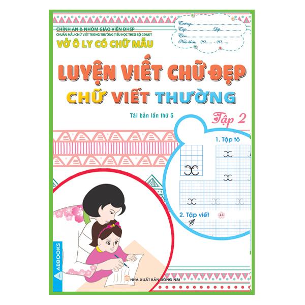 Vở Ô Ly Có Chữ Mẫu - Luyện Viết Chữ Đẹp - Combo 6 cuốn