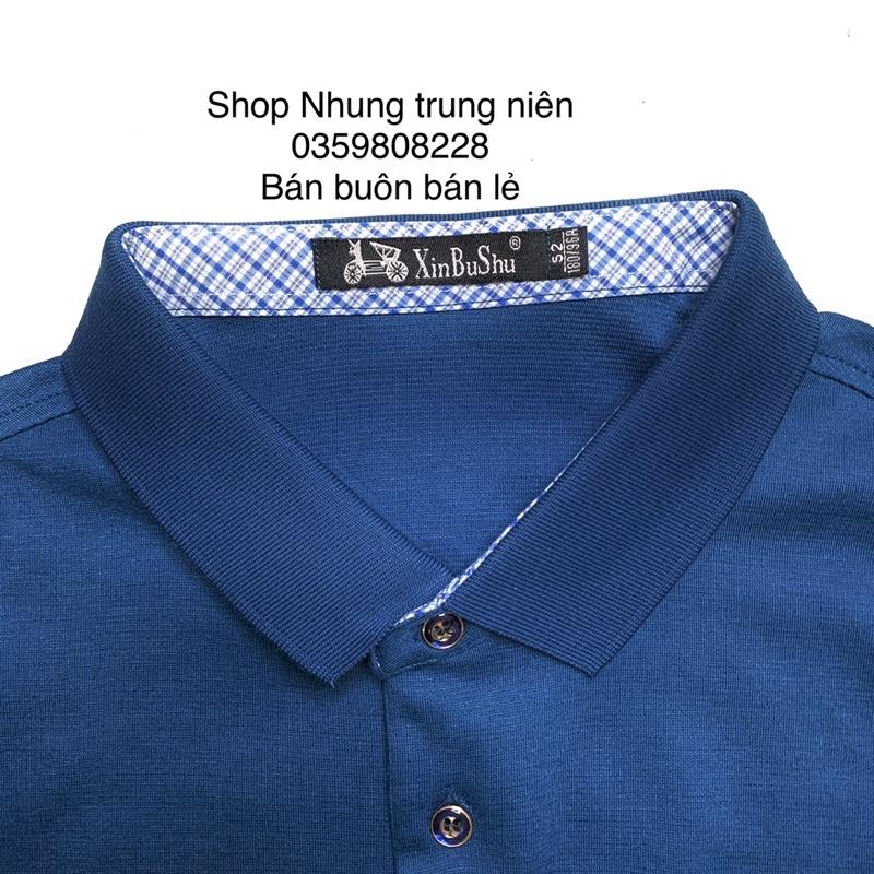 Áo thun dài tay nam trung niên áo cho bố nhiều mẫu