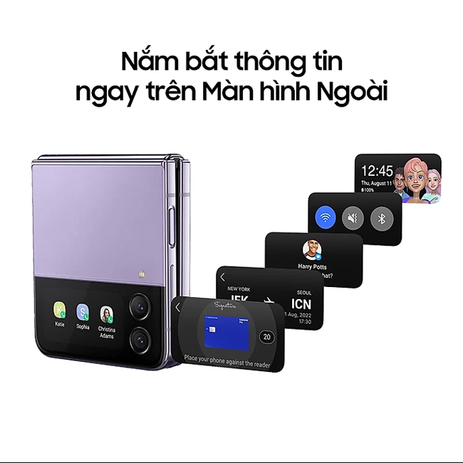 Điện thoại Samsung Galaxy Z Flip 4 - Hàng chính hãng