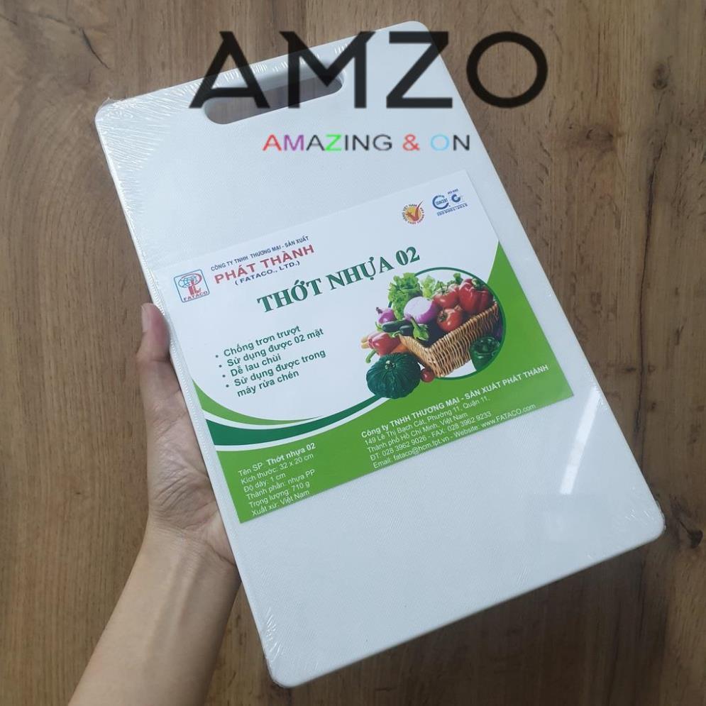 Thớt kháng khuẩn nhựa lúa mạch, nhựa PP dễ dàng vệ sinh, lau chùi - AMZO