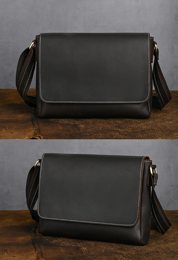 Túi đeo chéo nam DA BÒ  thật phong cách mới - DCN9460