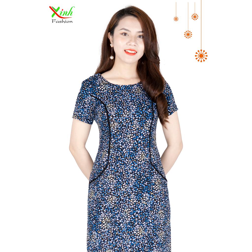 Đầm Suông Hoa Rơi Nhí Trẻ Trung DL868