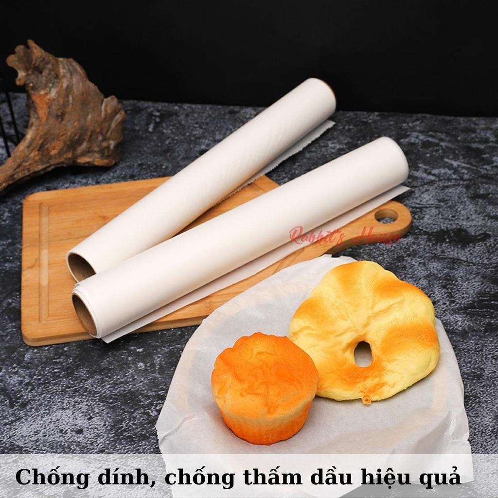 Giấy nến, giấy sáp lót nướng bánh, thức ăn chống dính, chống thấm dầu chịu nhiệt cao