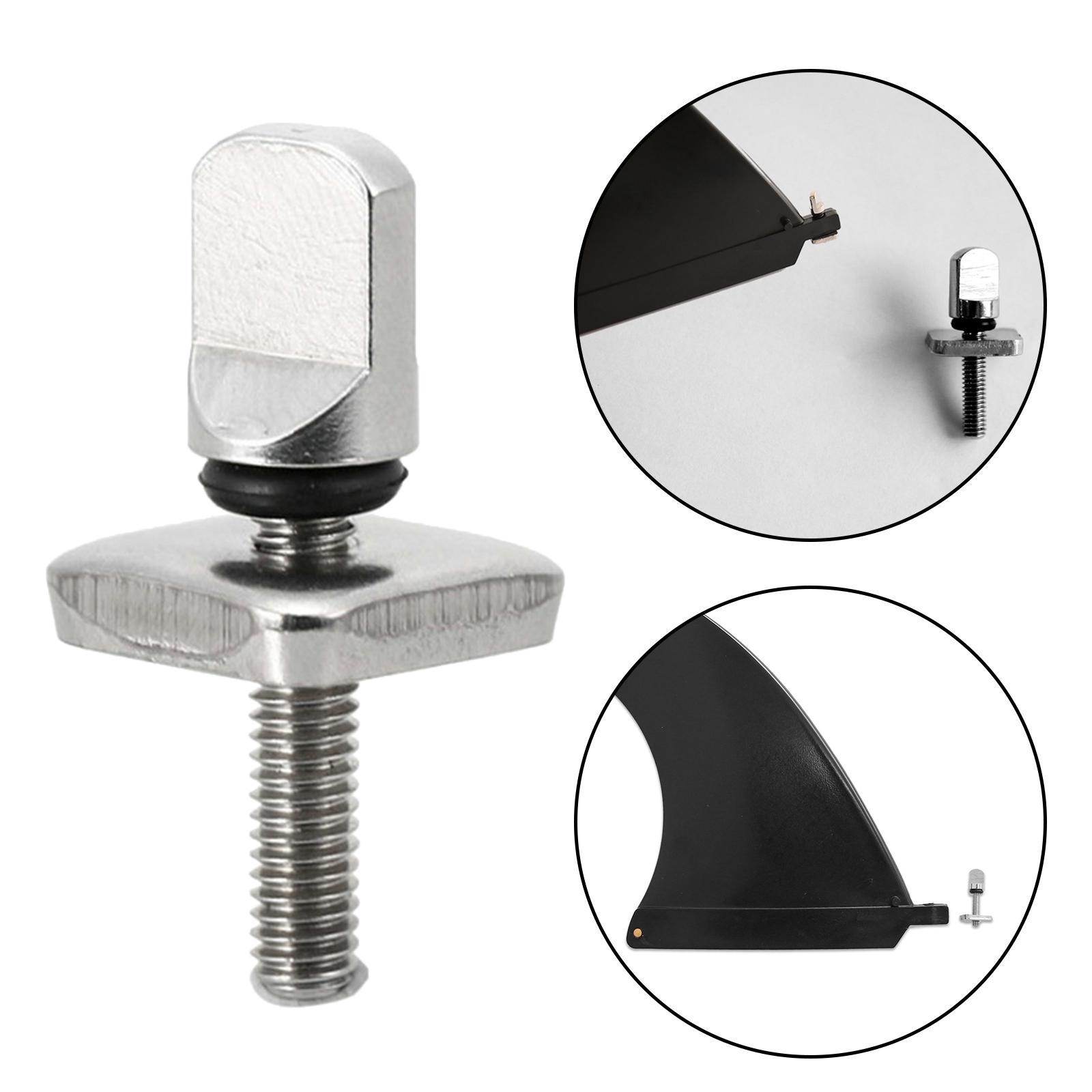 3x Universal Surfboards Fin Screw  And Plate Set Replacement  Mount