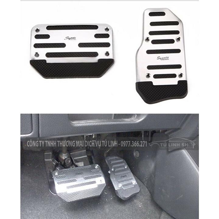 Ốp chân phanh, ga, côn cho xe số sàn và số tự động dáng thế thao