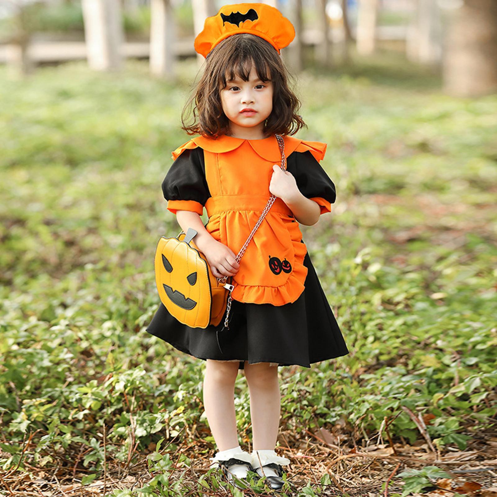 Halloween Costume Set for Kids Girls Cosplay Costume Decoration for Carnival