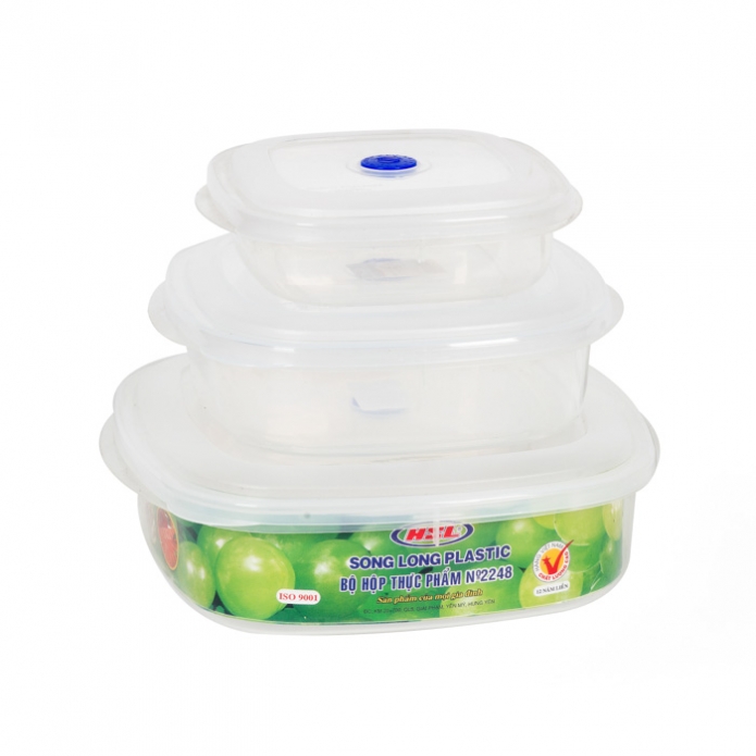 BỘ 3 HỘP THƯC PHẨM  2248 SONG LONG (580ML, 1290ML, 2420ML)