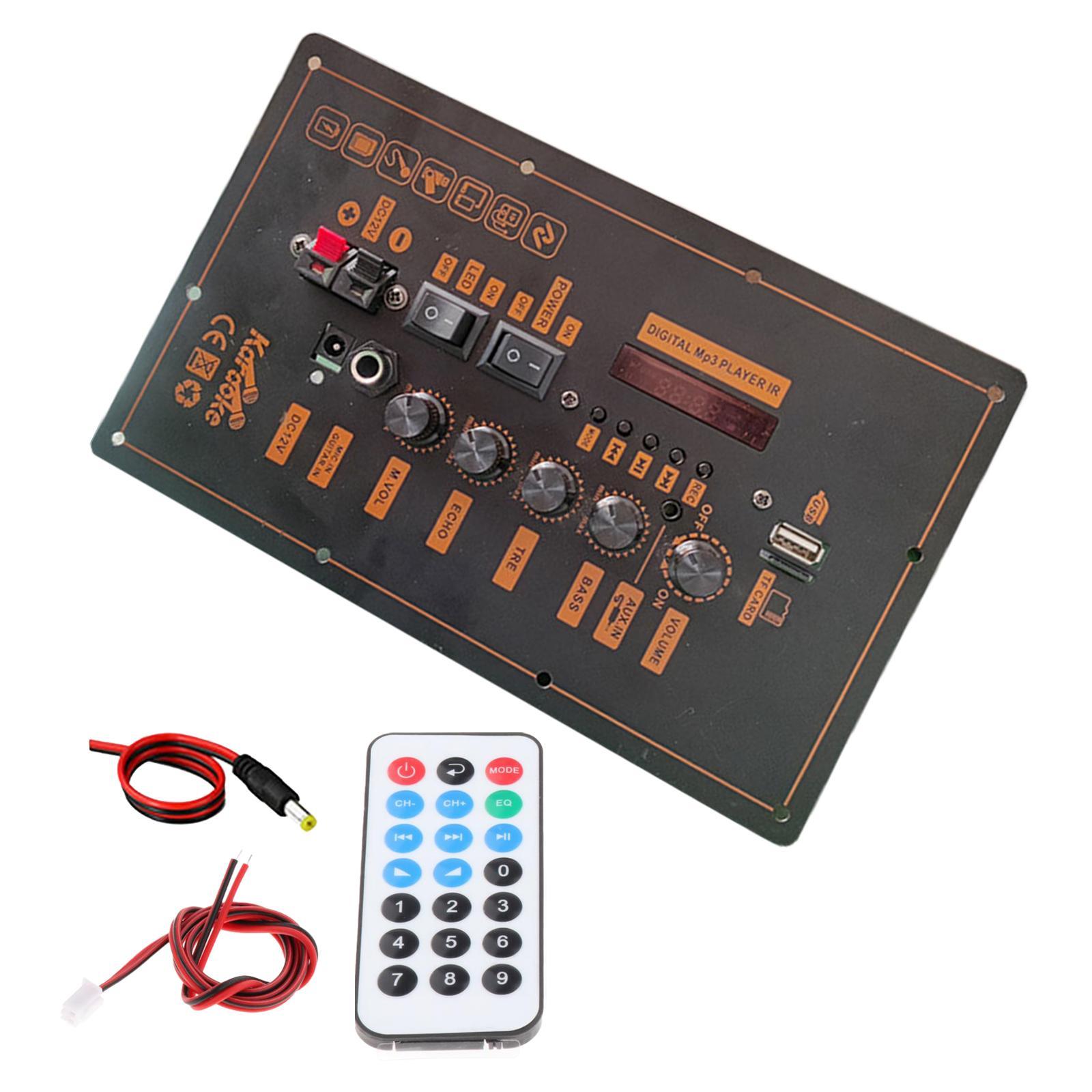 Audio Amplifier Board Dual Channel Support Microphone High Power HiFi Sound 30-120W Power Amplifier Board for Computers Notebooks Home Audio