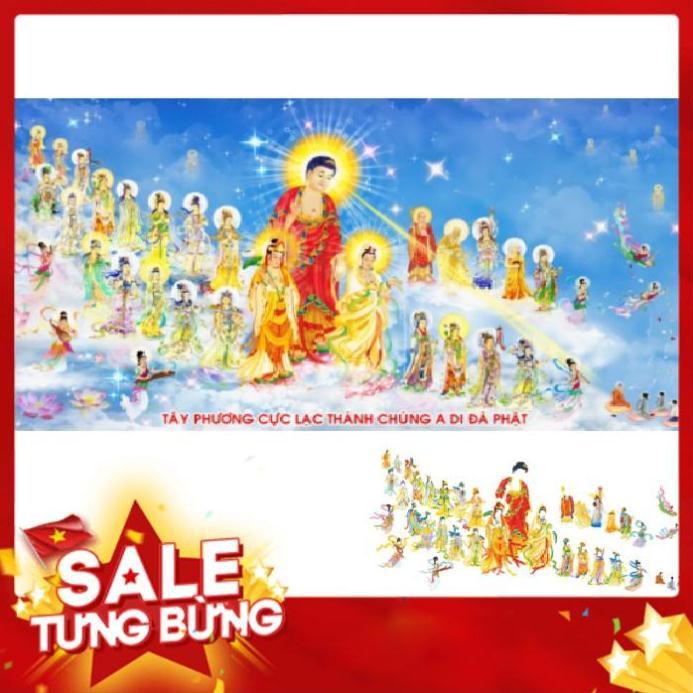 Tranh đính đá Tam thế phật