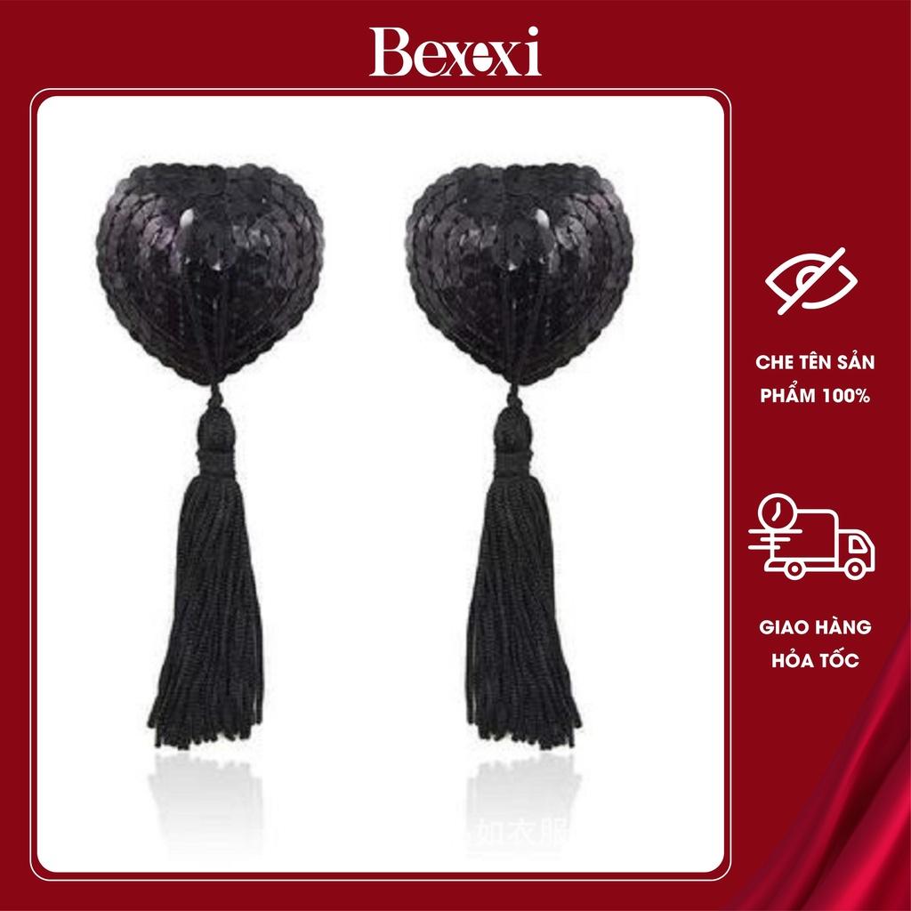 Miếng Dán Ngực Trái Tim Tua Rua - P1006