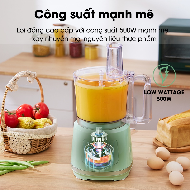 Máy xay đa năng dung tích 1.2L SAMONO SW-FPG500 công suất 500W - Hàng chính hãng