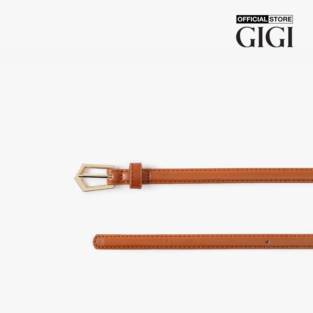 GIGI - Thắt lưng nữ bản nhỏ khóa xỏ kim loại sang trọng G5301B222811