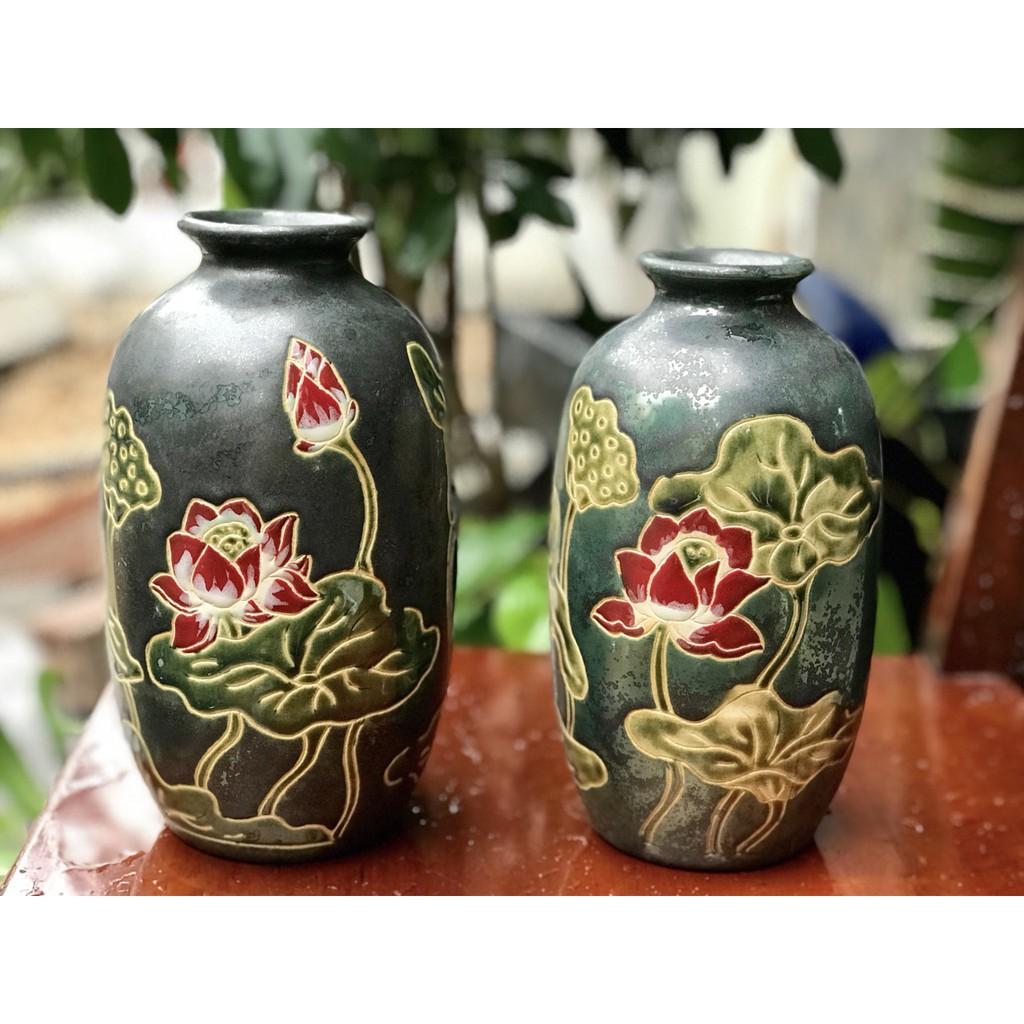 Bình Hoa Sen Gốm Sứ Nam bộ 09