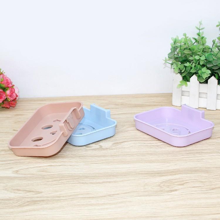 Khay để xà phòng mặt cười có kèm móc dính siêu cute 2454 shipnhanh88