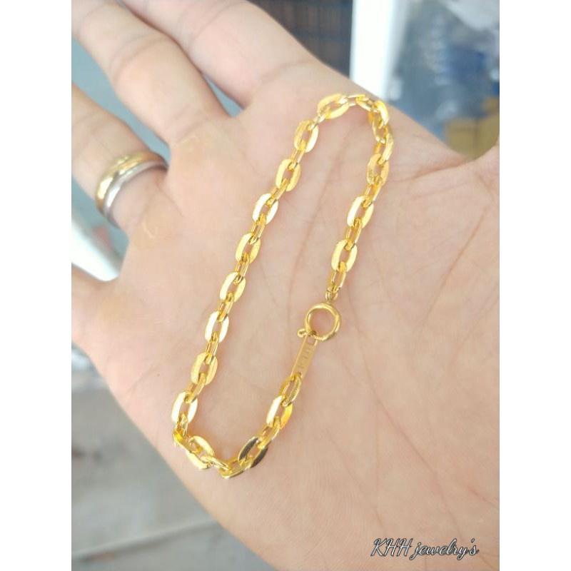 Lắc Tay Xích Trơn Nhỏ Bản Mỏng 4MM Đơn Giản Nam Nữ-Dùng tắm rửa thoải mái không kiêng mồ hôi