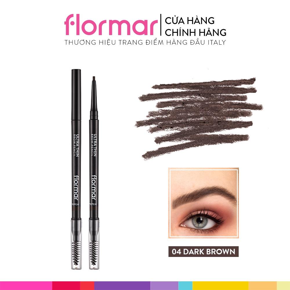 Chì kẻ lông mày Flormar Ultra Thin Brow Pencil chống thấm nước