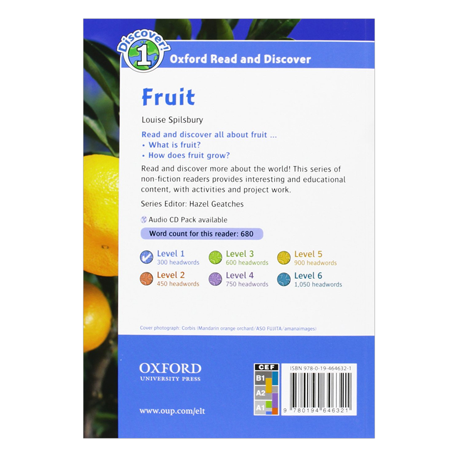 Oxford Read and Discover 1: Fruit Audio CD Pack