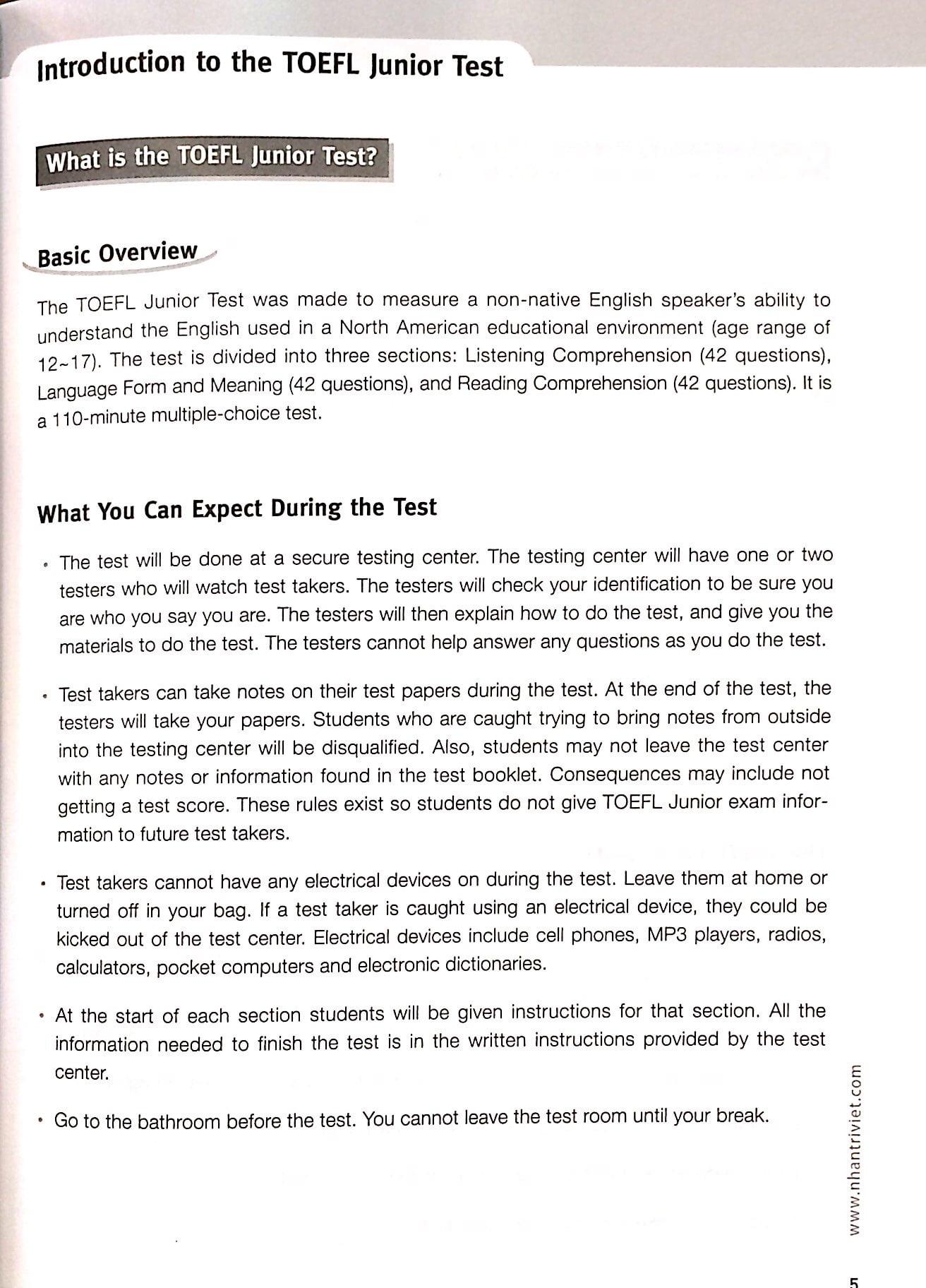 Master TOEFL Junior - Advanced Level B2 (Kèm CD)
