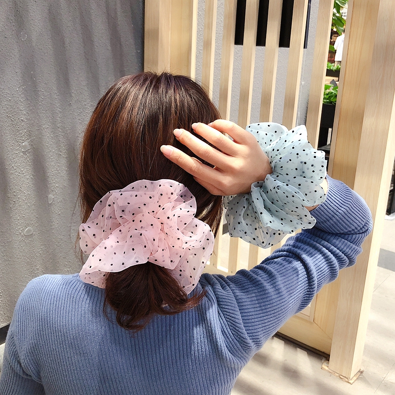 Sét 3 dây buộc tóc nhiều mẫu dễ thương