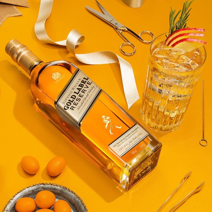 Phiên bản Tết Rượu Johnnie Walker Gold Label Reserve Blended Scotch Whisky 40% 750ml