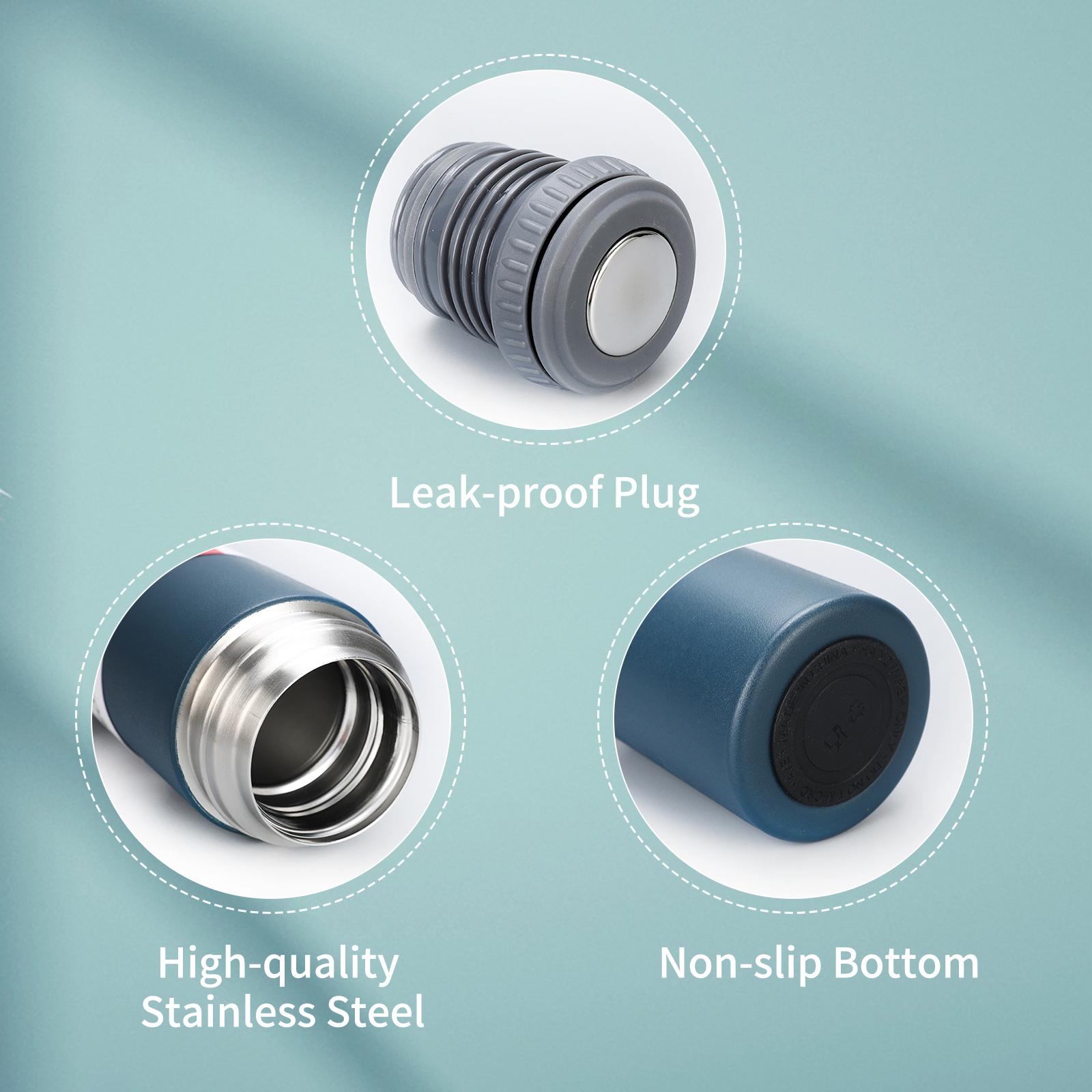 Bình Giữ Nhiệt 500L Cách Nhiệt Với 2 Cốc Bằng Thép Không Gỉ
