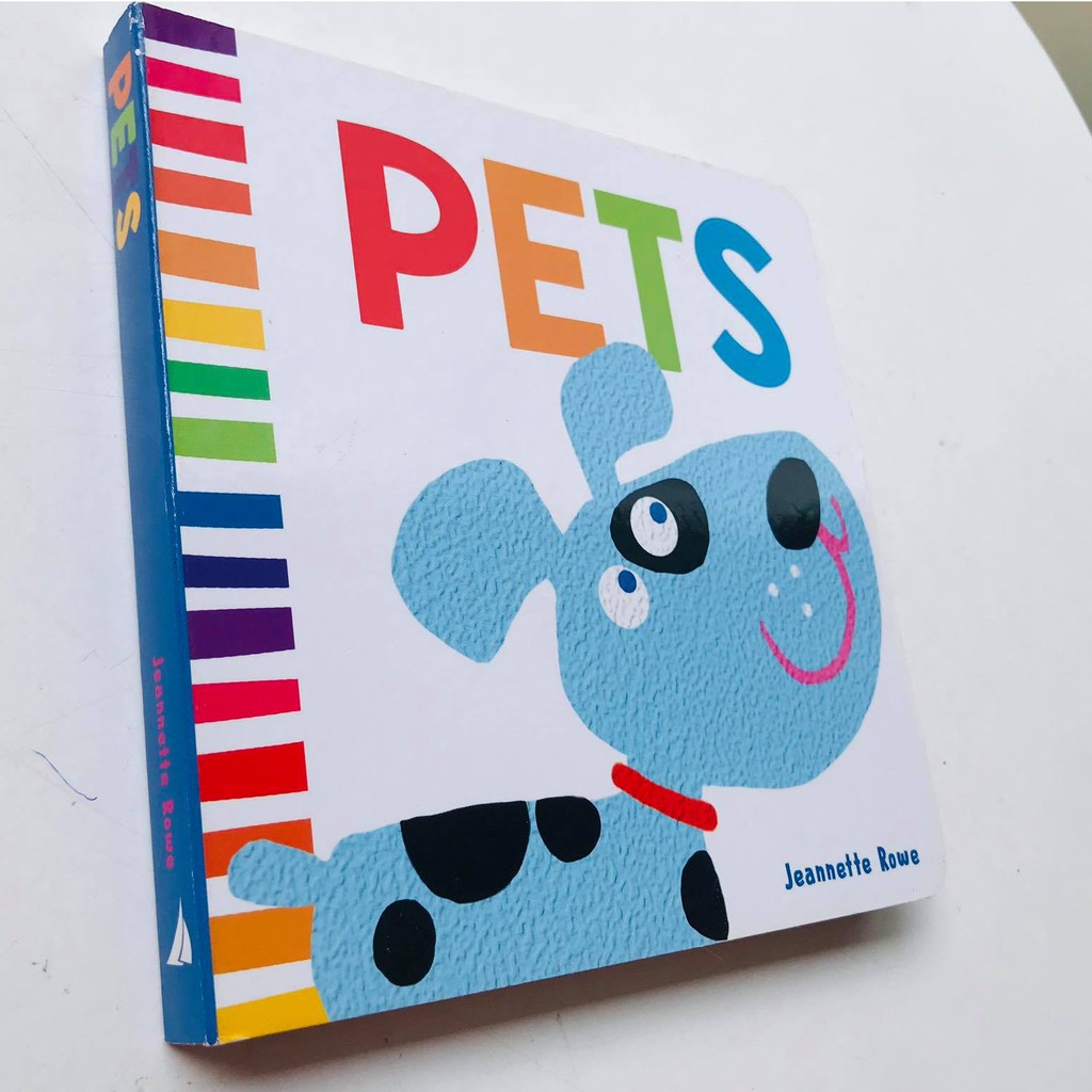 Sách : Jr Baby Board Book Pets - tìm hiểu về thú cứng