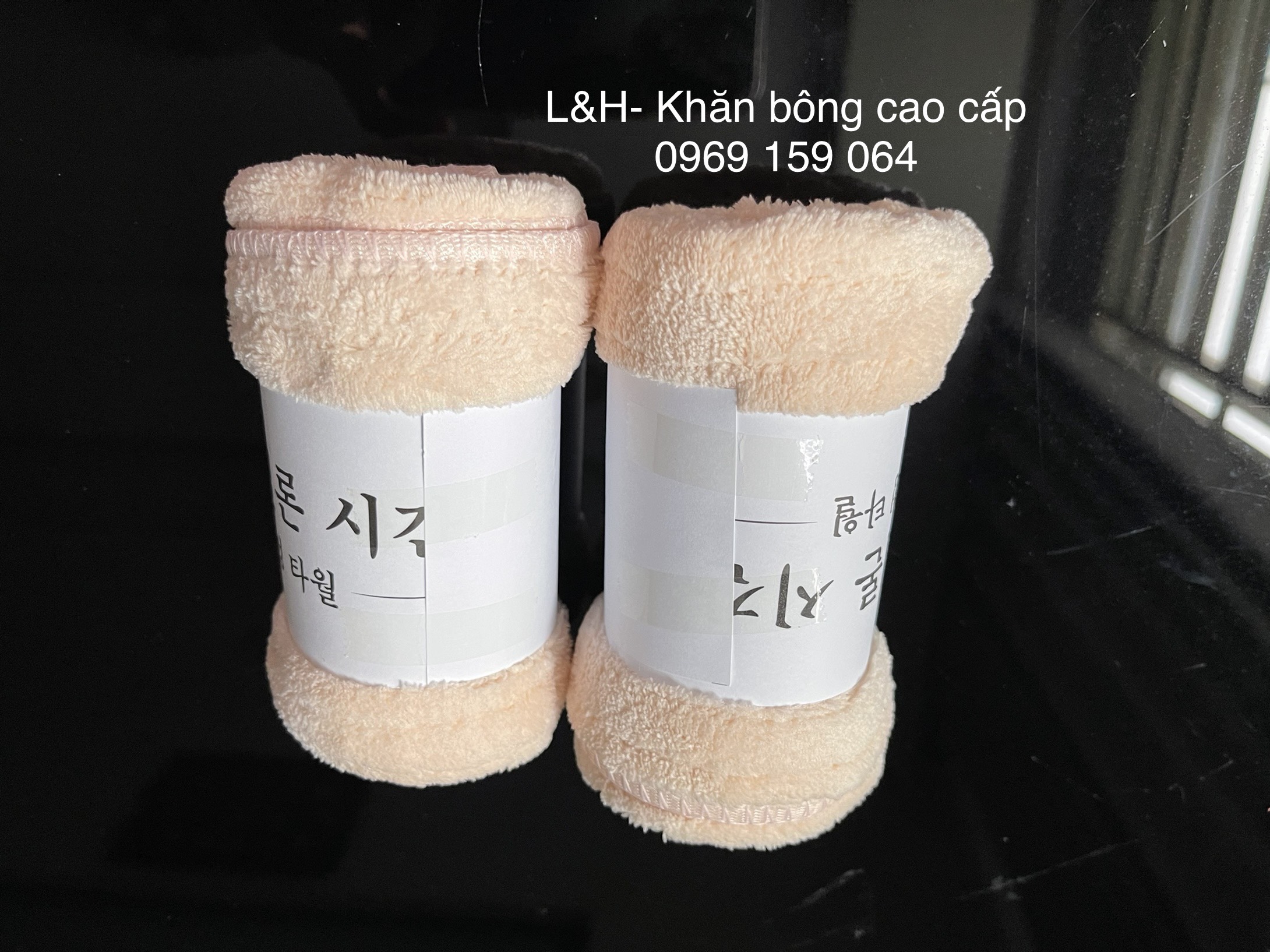 Khăn mặt lông cừu, KT 30x50 cm
