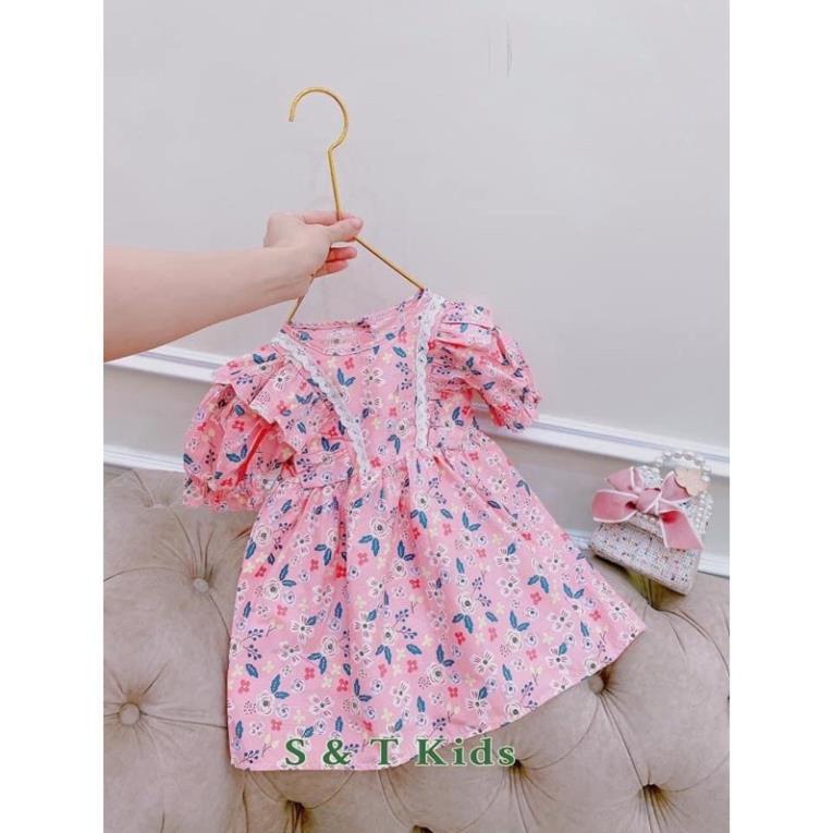 váy bé gái- đầm hoa nhí bé gái siêu đẹp -sỉ quần áo trẻ em hcm pikakids