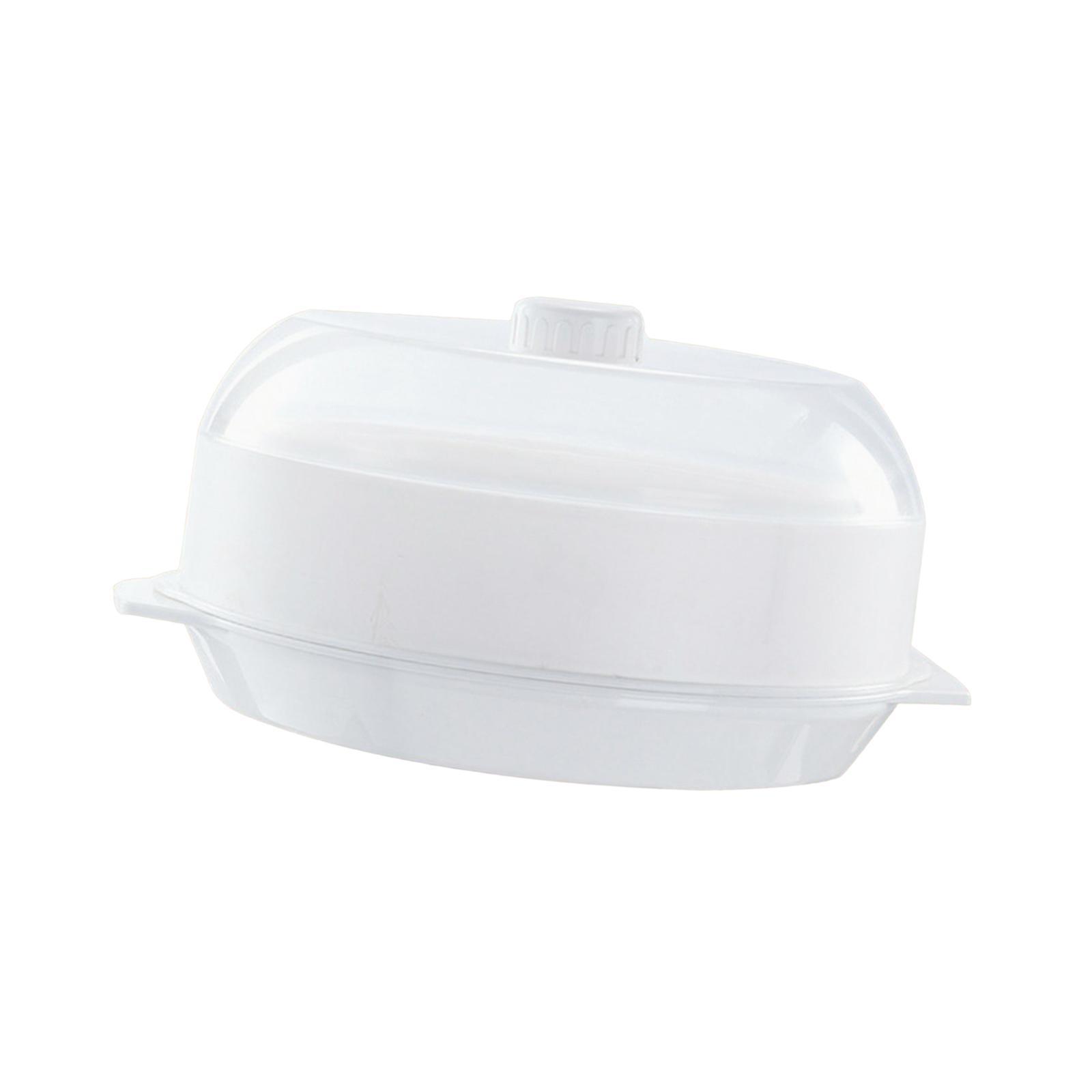 Microwave Food Steamer Stackable Food Container for Vegetables Kitchen Fish