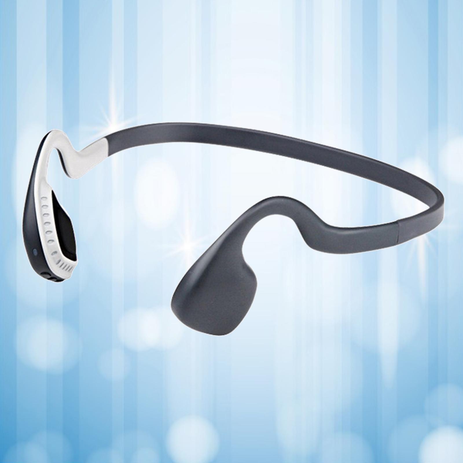 Conduction Wireless Bluetooth Headphones W/Mic Handsfree Earphone for Sports