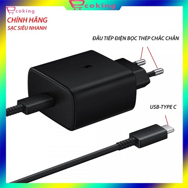 bộ sạc samsung 25w nguyên bộ củ sạc và cáp sạc ECOKING{MUA 1 TẶNG 1 QUÀ},sạc nhanh tất cả các loại điện thoại 5V=2A,AC100-240Vkhông nóng máy không loạn màn hình lõi đồng nguyên chất dẫn điện rất tốt độ bền cao giá cả cạnh tranh