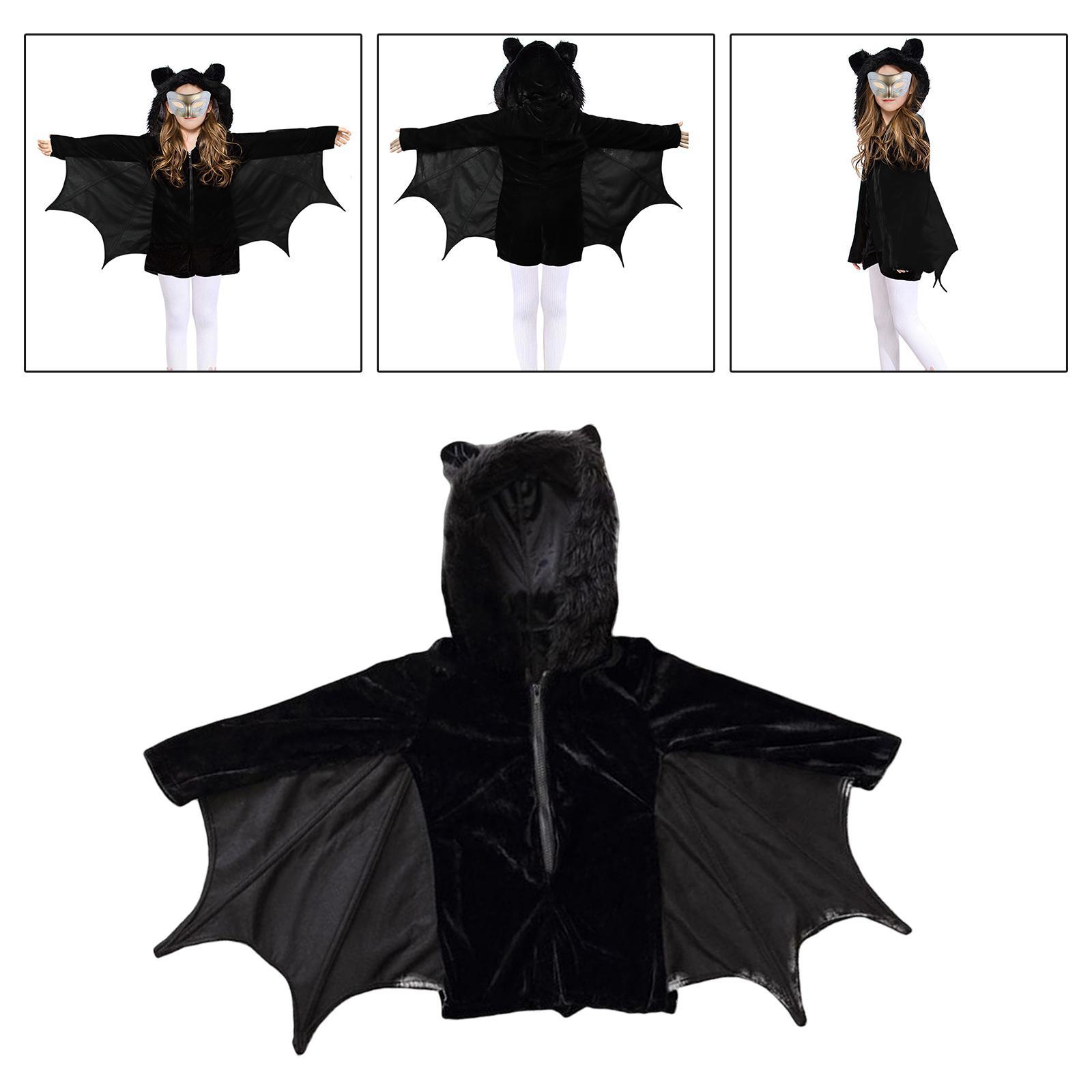 Hooded Halloween  Costume Fancy Dress Girls Cosplay Boys Carnival