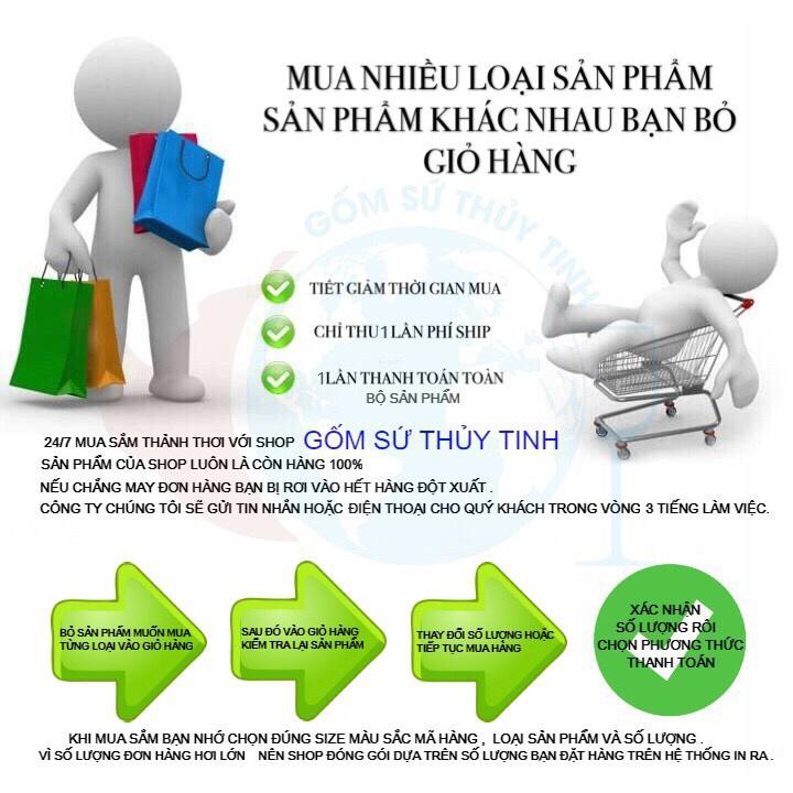 Gạt tàn thuốc thủy tinh vuông bông YG1006-4 loại nhở