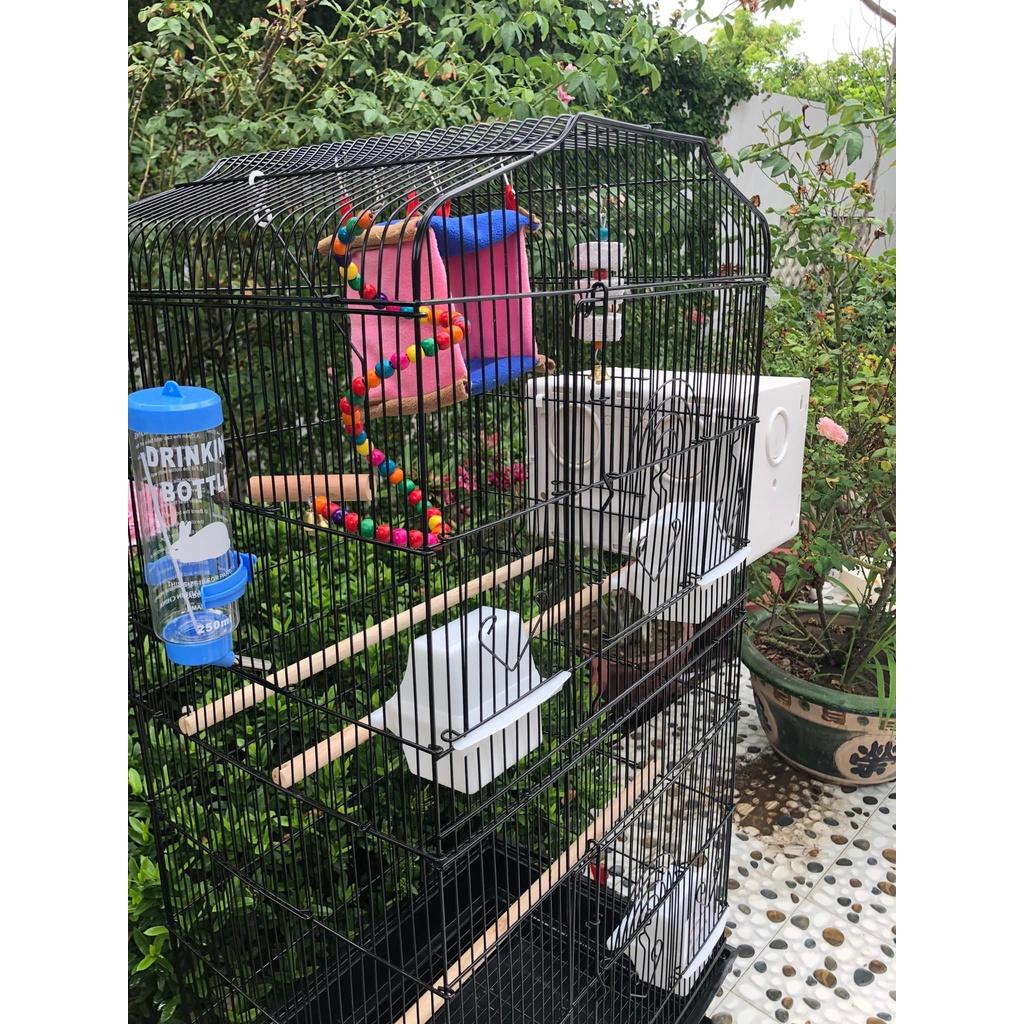 Chuồng Lồng nuôi vẹt dành cho vẹt nhỏ và vừa như lovebird , cockatiel , greencheek , sun , ngực hồng , monk ....