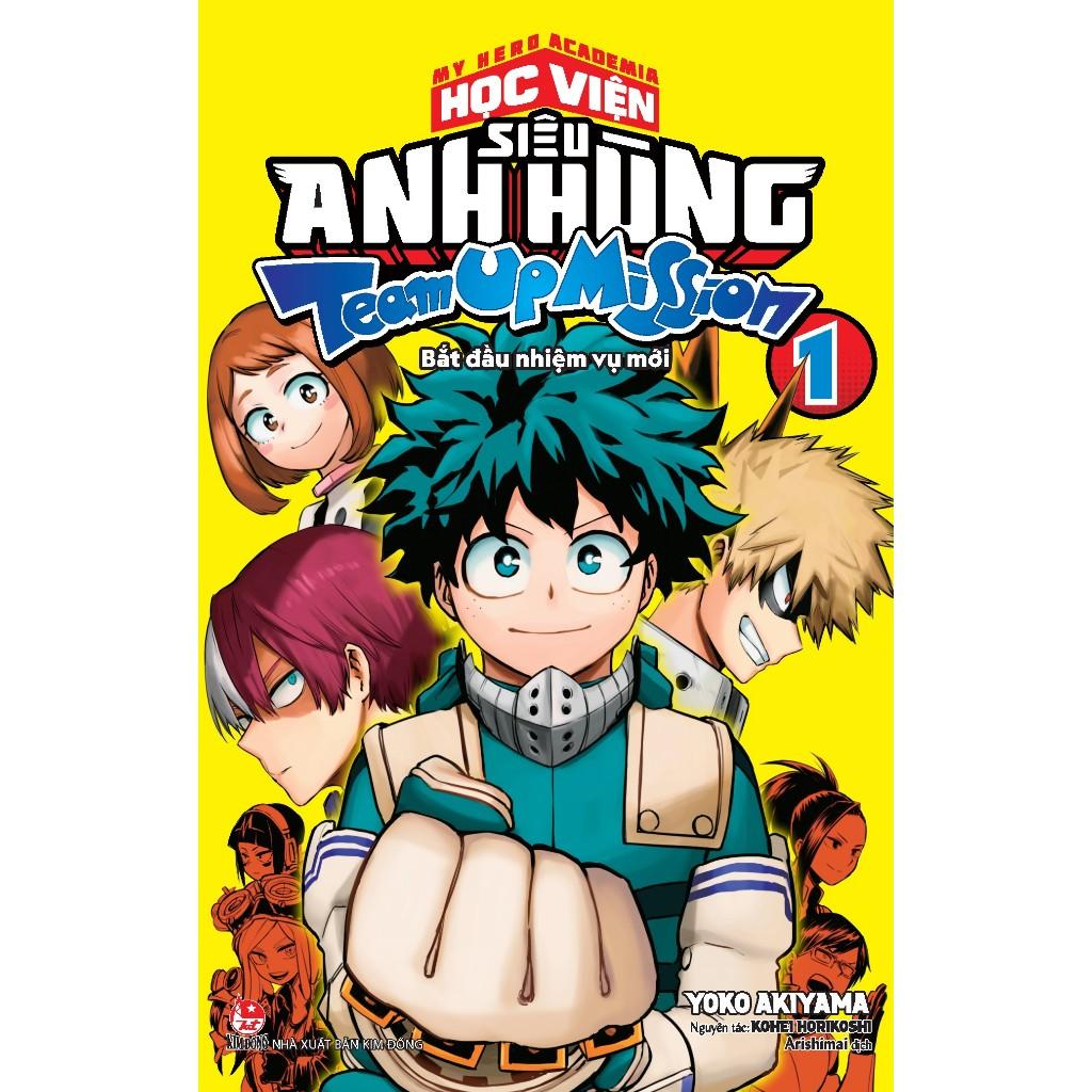 Truyện tranh Học viện siêu anh hùng Team Up Mission - Tập 1 - Tặng kèm Postcard - My Hero Academia - NXB Kim Đồng