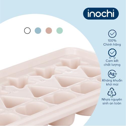 Khay đá sáng tạo Inochi 21 viên inochi màu Trắng ngọc/ Xanh bạc hà/ Xanh nhạt/ Hồng nhạt